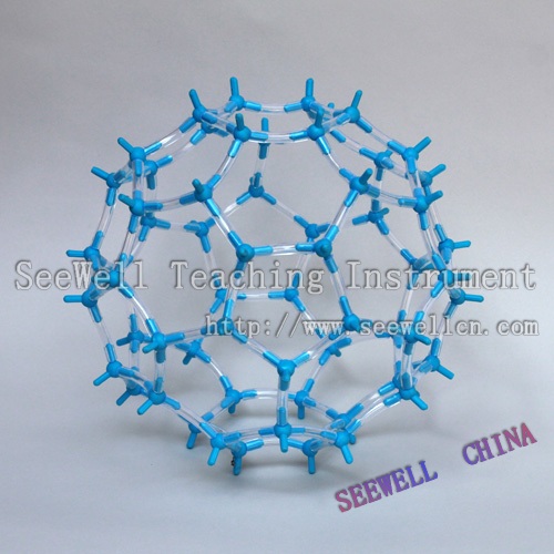 c60-碳60-晶体结构模型-富勒烯模型-化学模型